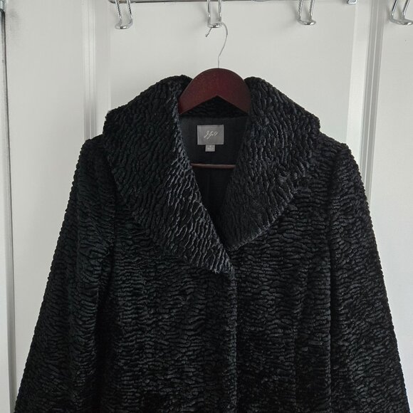 J. Jill Faux Fur Persian Lamb Coat - Picture 6 of 7